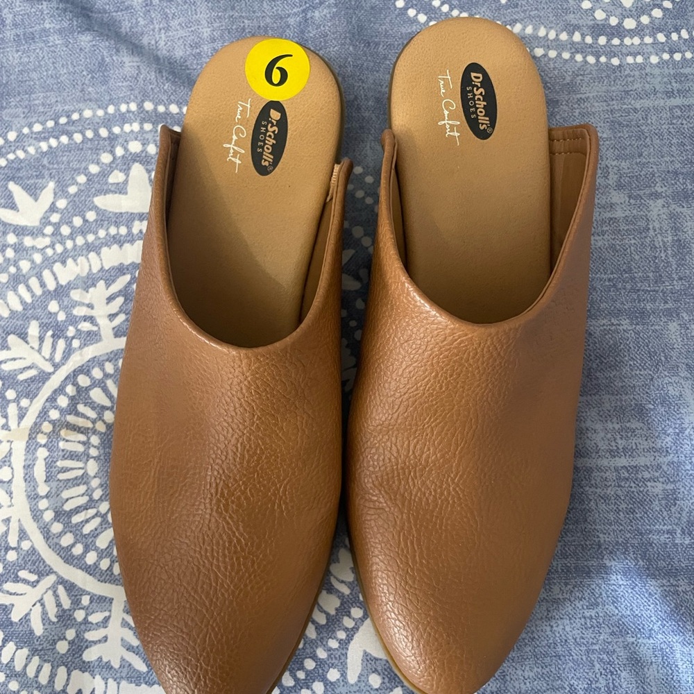 Dr. Scholl's Women's Brown Slip-On Clogs